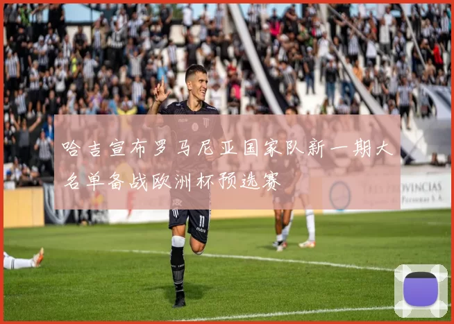 哈吉宣布罗马尼亚国家队新一期大名单备战欧洲杯预选赛